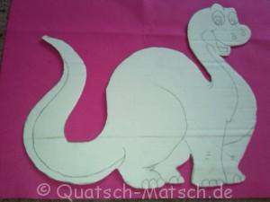 Schnittmuster Dinosaurier Kissen