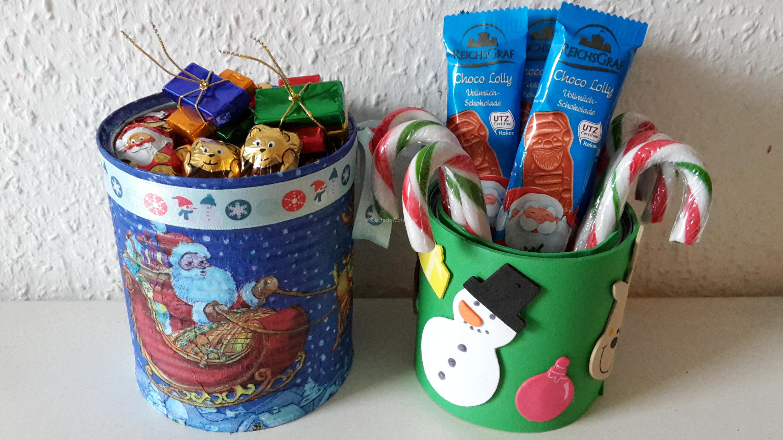 Süßigkeiten Weihnachtsdosen – DIY