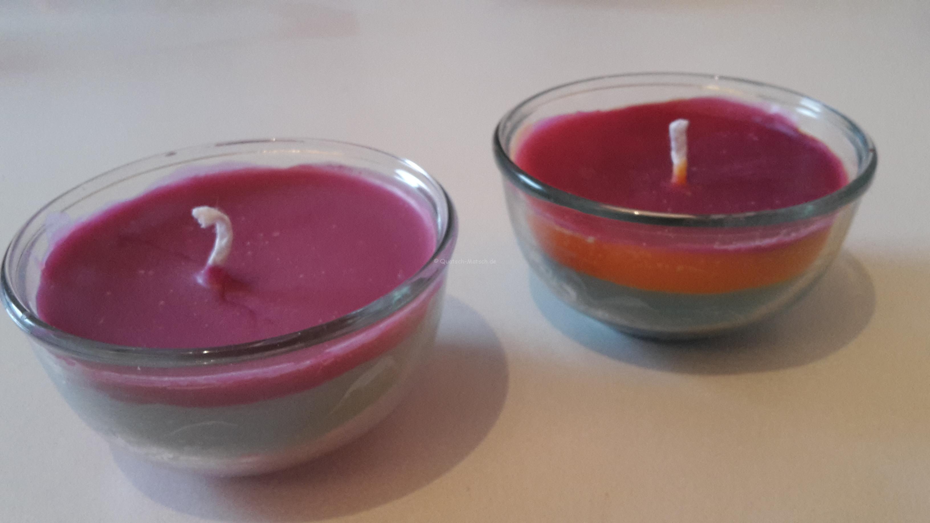 Bunte Kerzen aus Wachsmalstiften – Upcycling