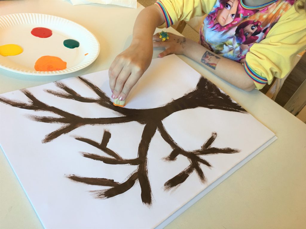 Herbstbaum Mit Korken Gestalten Basteln Mit Kindern Der