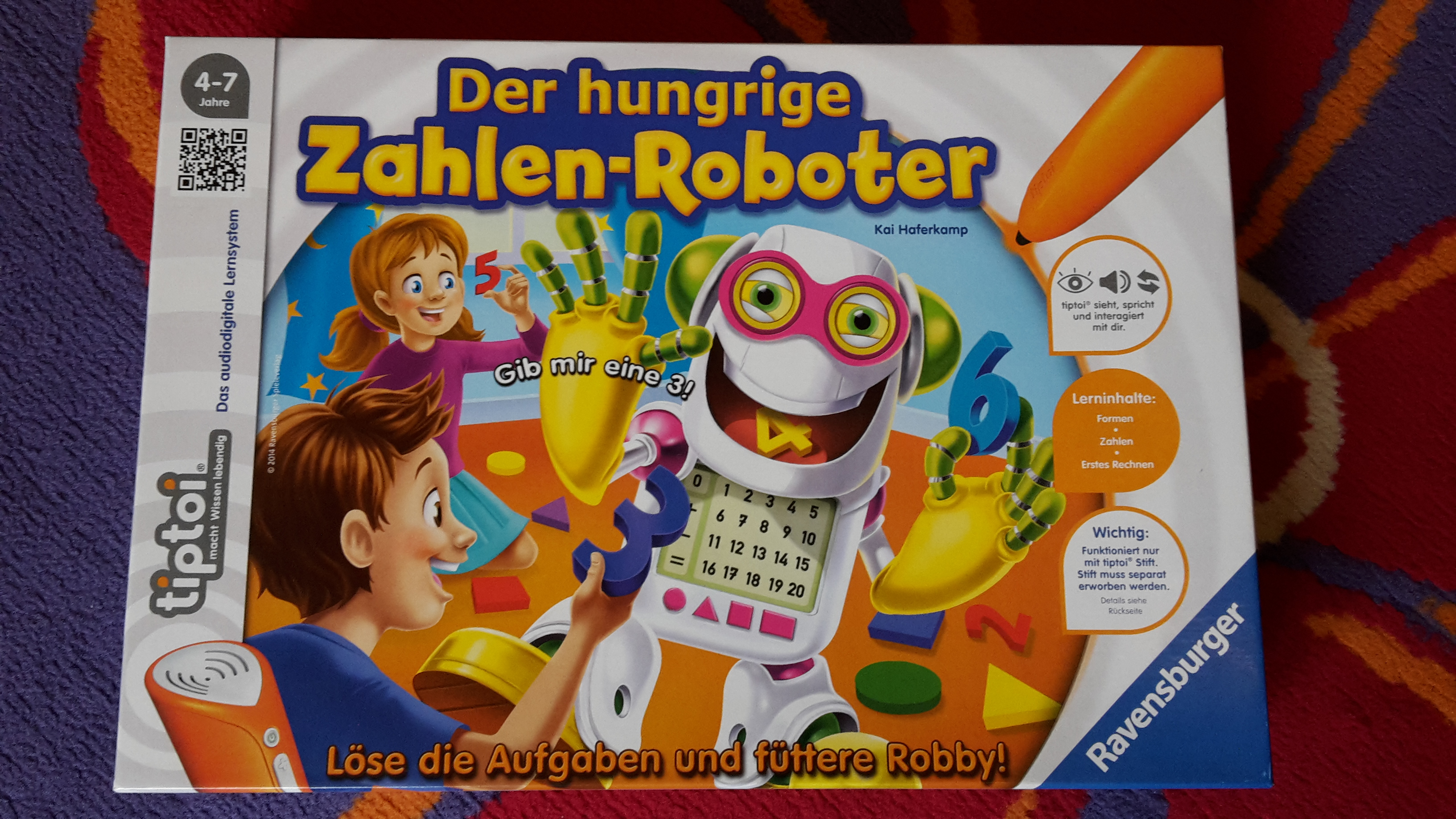 Der hungrige Zahlen-Roboter von Ravensburger tiptoi®
